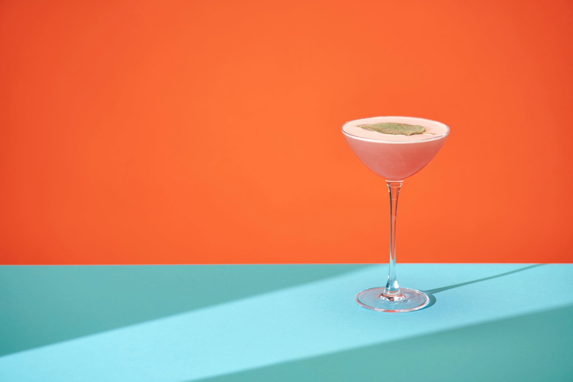 RHUBARB AND SAGE MARTINI